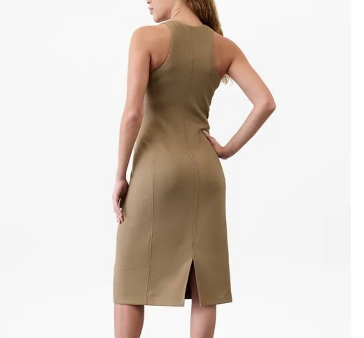 seasoft rib midi tank dress Seasoft Rib Midi Tank Dress
