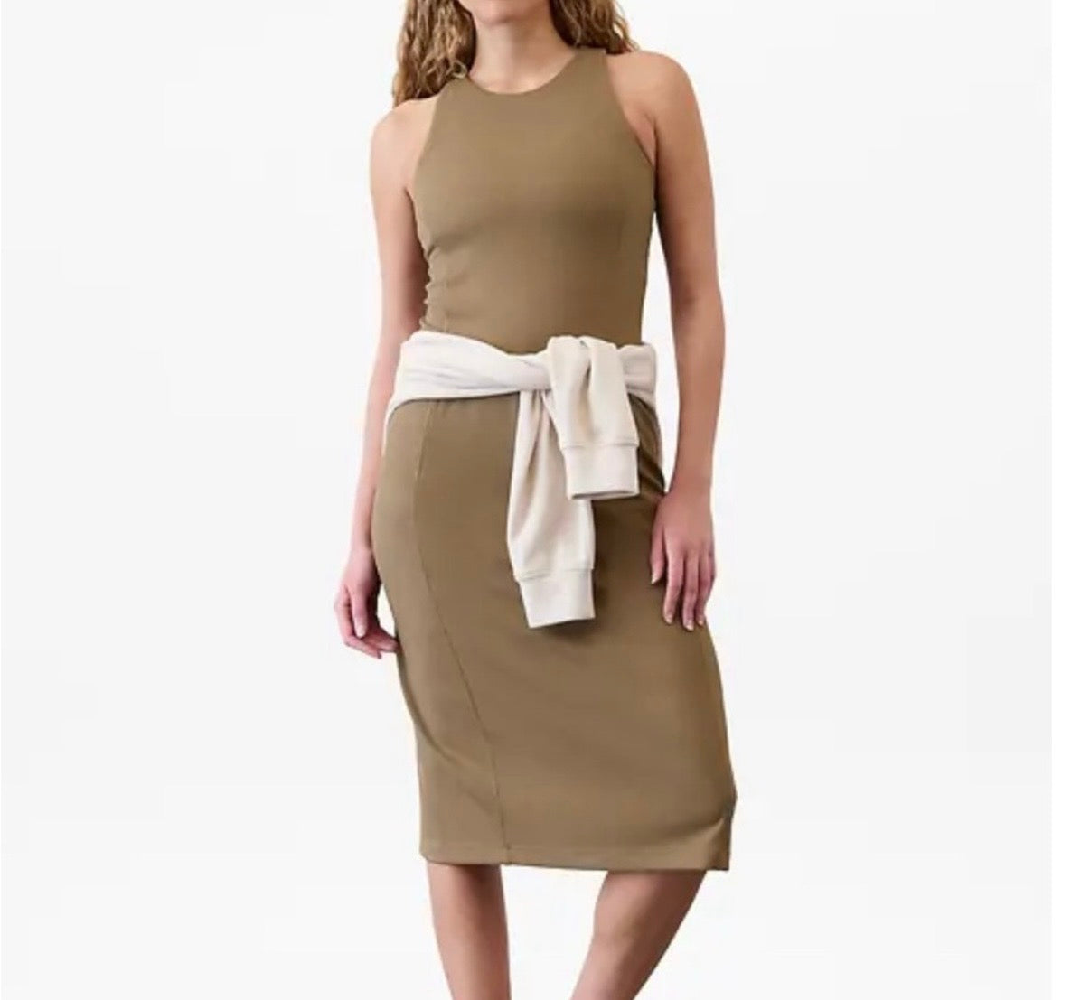seasoft rib tee dress Athleta Seasoft Rib Mini Tank Dress