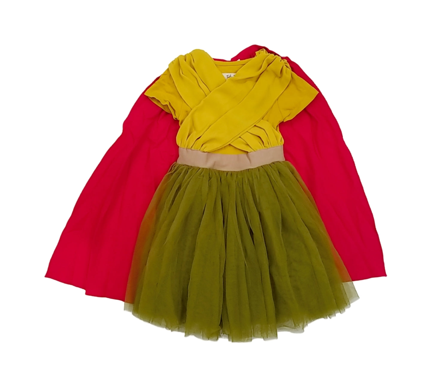 Taylor Joelle Dress with Red Cape - Size 5