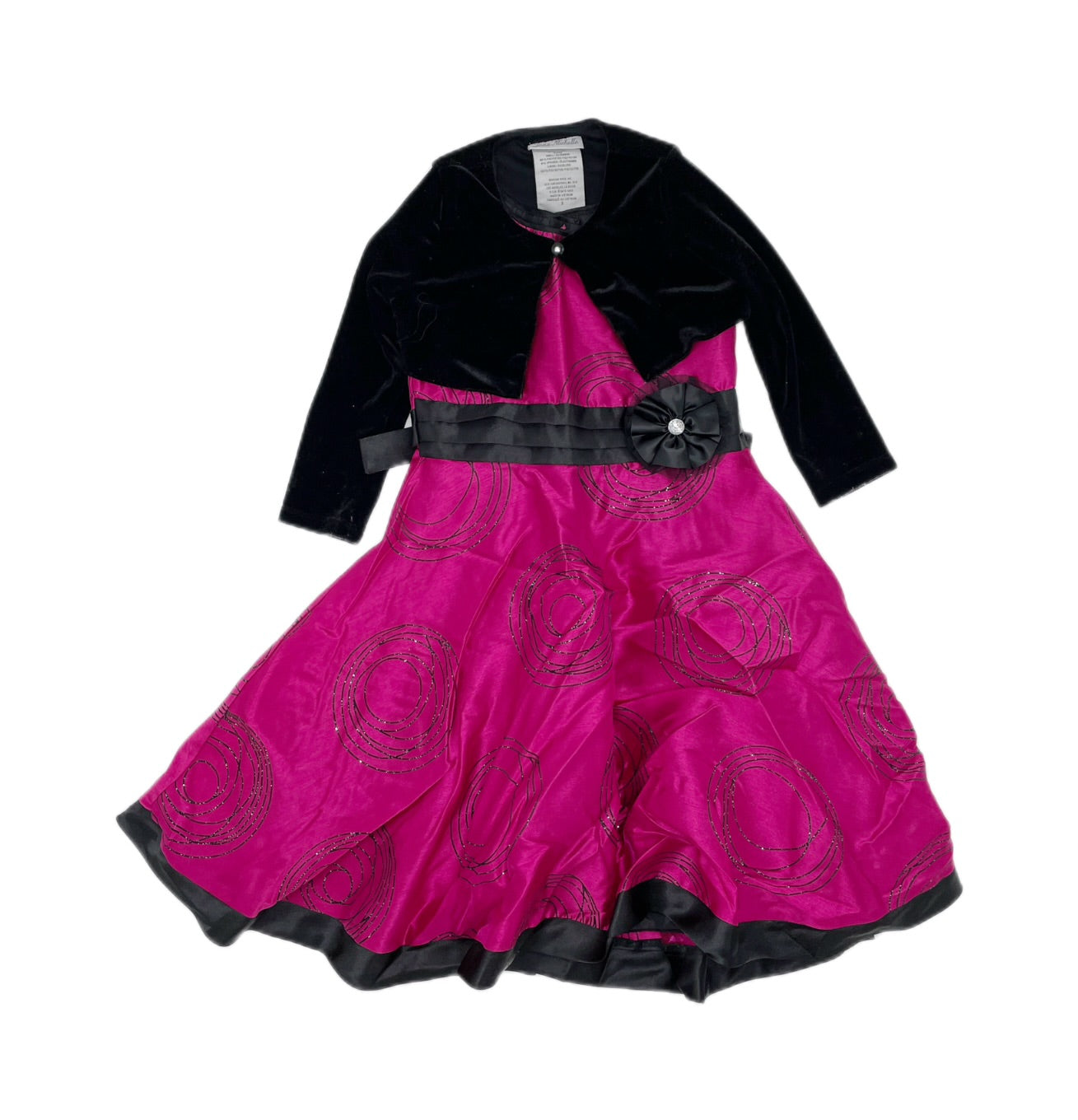 Jonah Michelle dress w/matching shrug - 3 – Fresh Kids Inc.